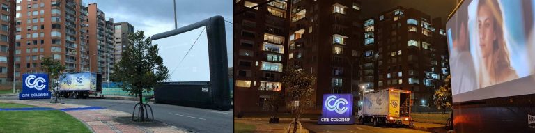 Ruta 90 cine desde tus balcones en Bogotá