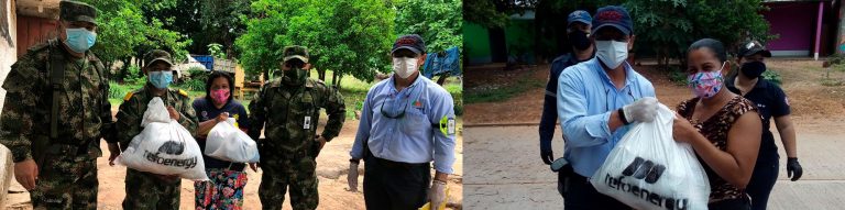 Refocosta hace entrega de mercados en Puerto Carreño